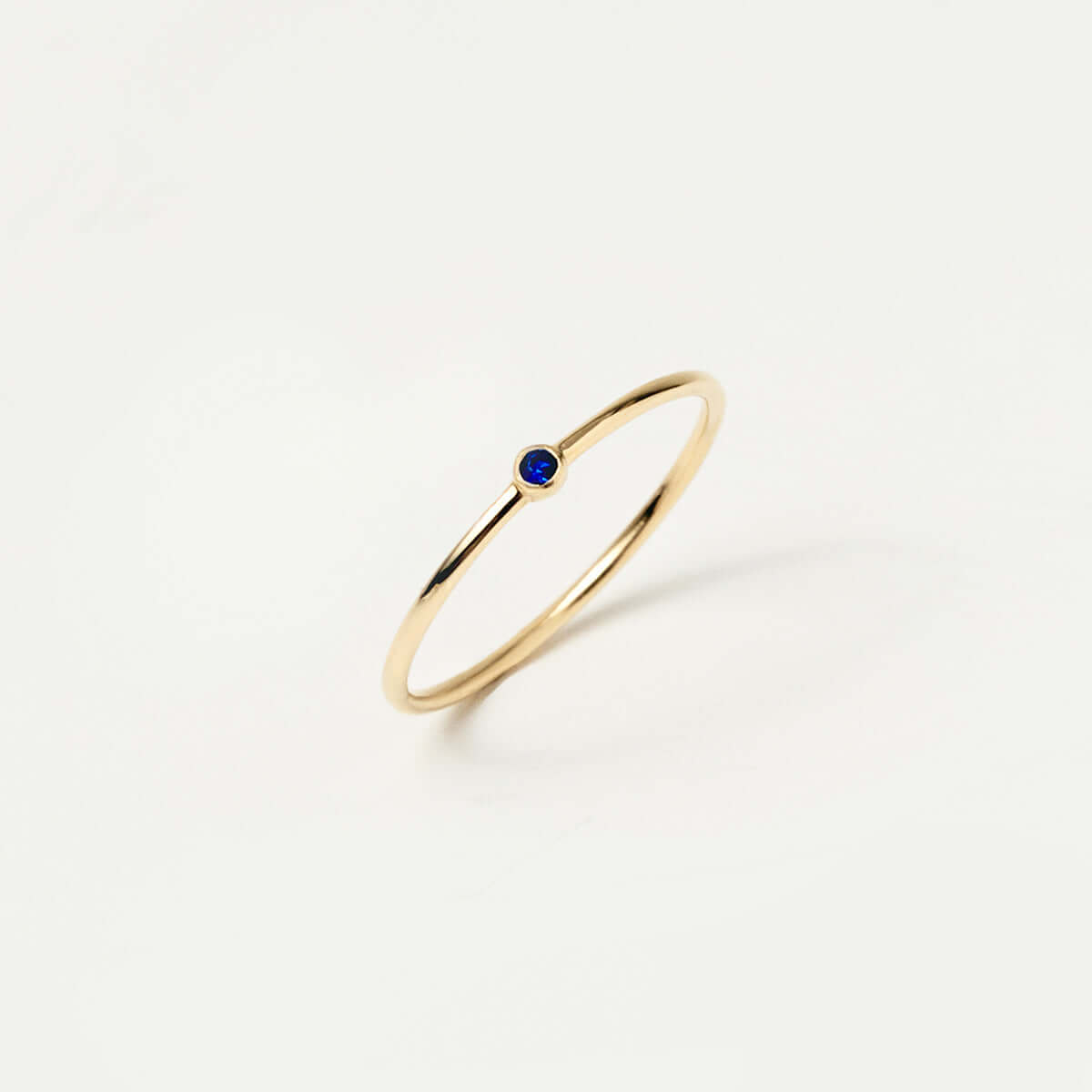 Birthstone Solitaire Stacking Ring