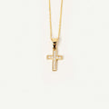 Pave Cross Pendant Necklace