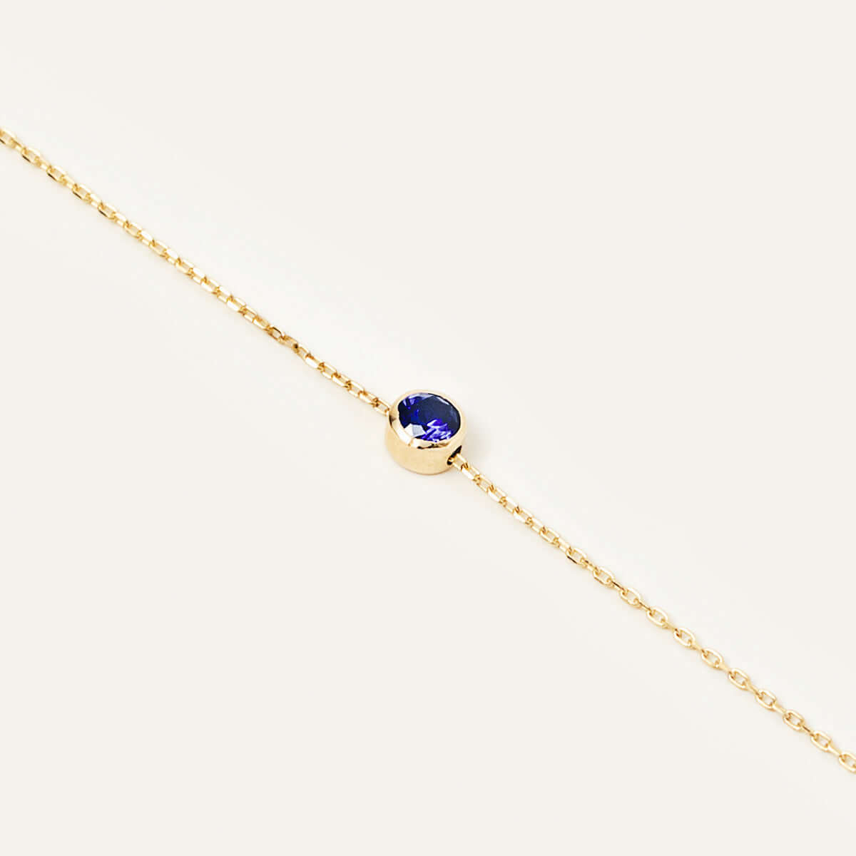 Birthstone Solitaire Floating Necklace