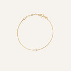 Solitaire Birthstone Bezel Bracelet