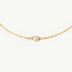 Solitaire Birthstone Bezel Bracelet