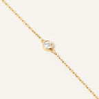 Solitaire Birthstone Bezel Bracelet