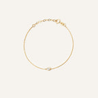Solitaire Birthstone Bezel Bracelet