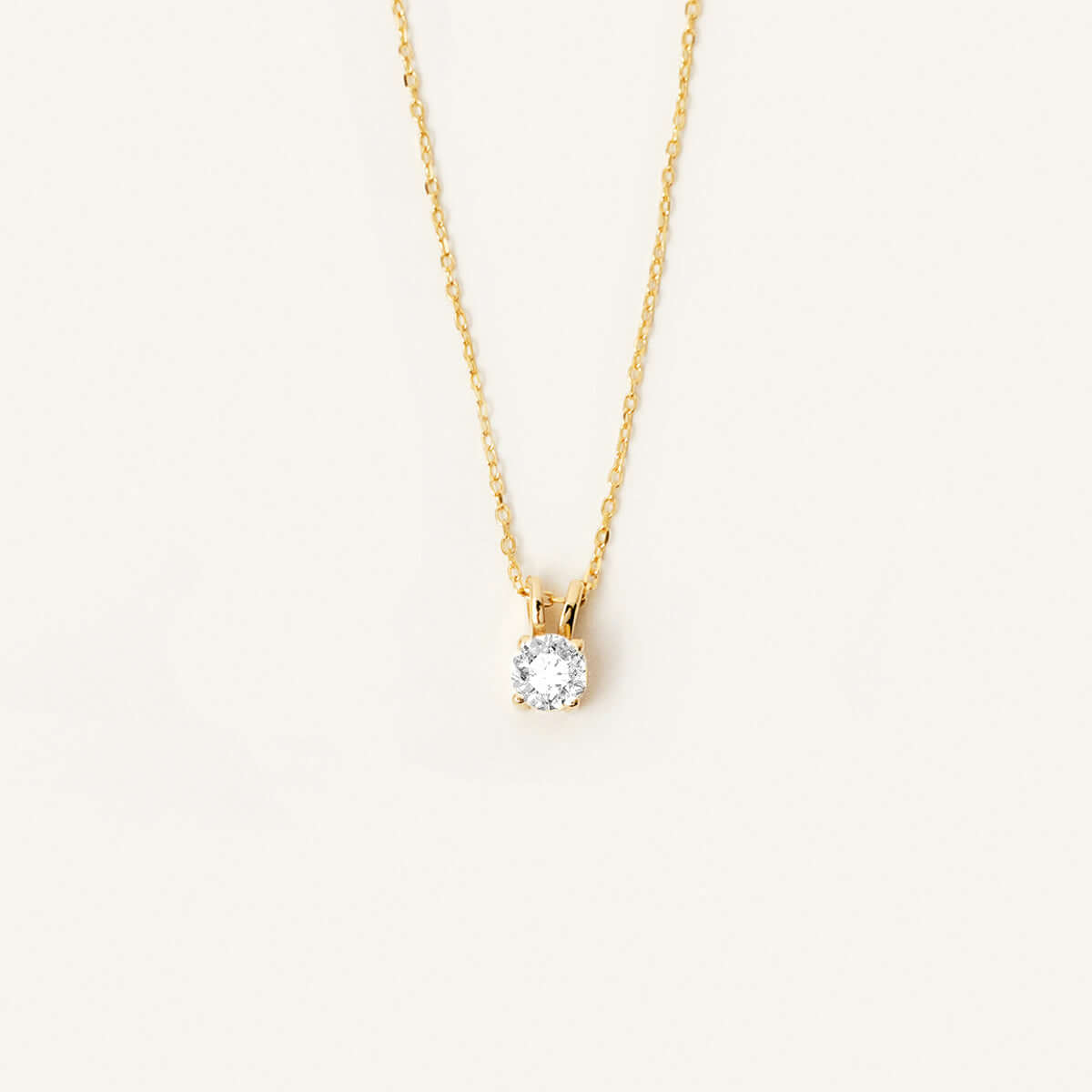 Birthstone Necklace in 14K Solid Gold