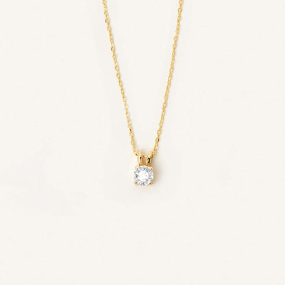 Birthstone Necklace in 14K Solid Gold