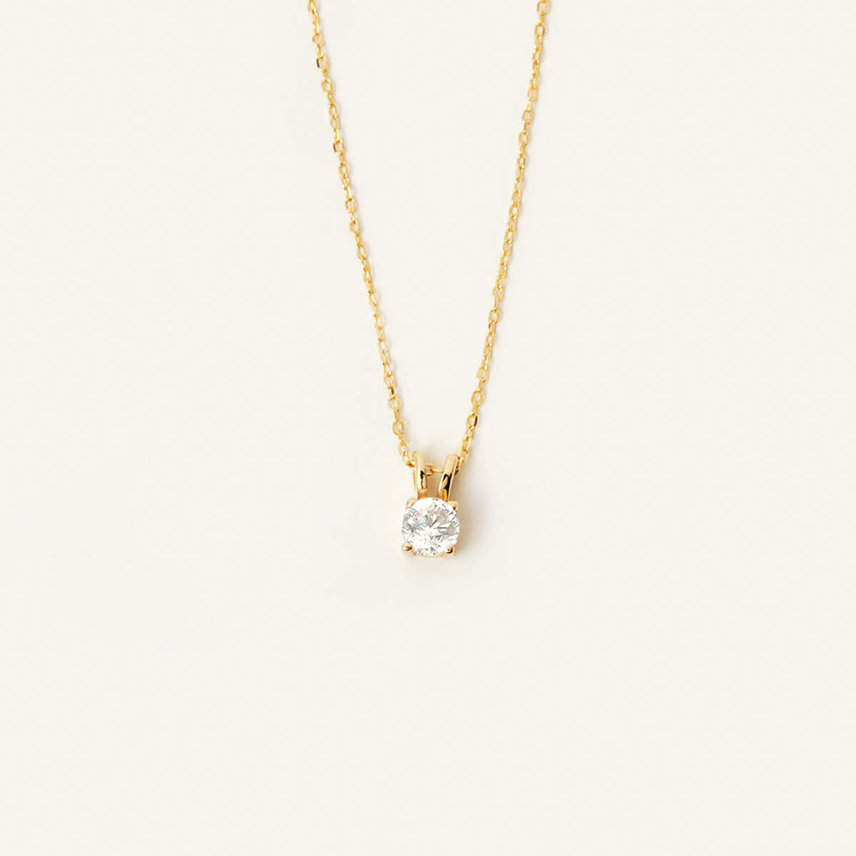 Birthstone Necklace in 14K Solid Gold