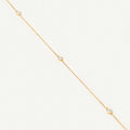 CZ Bezel Station Necklace