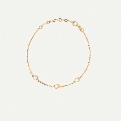 Birthstone Station Bracelet