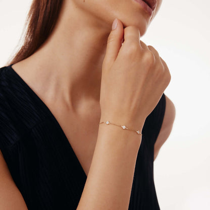 Birthstone Station Bracelet