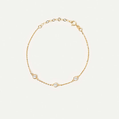 Birthstone Station Bracelet