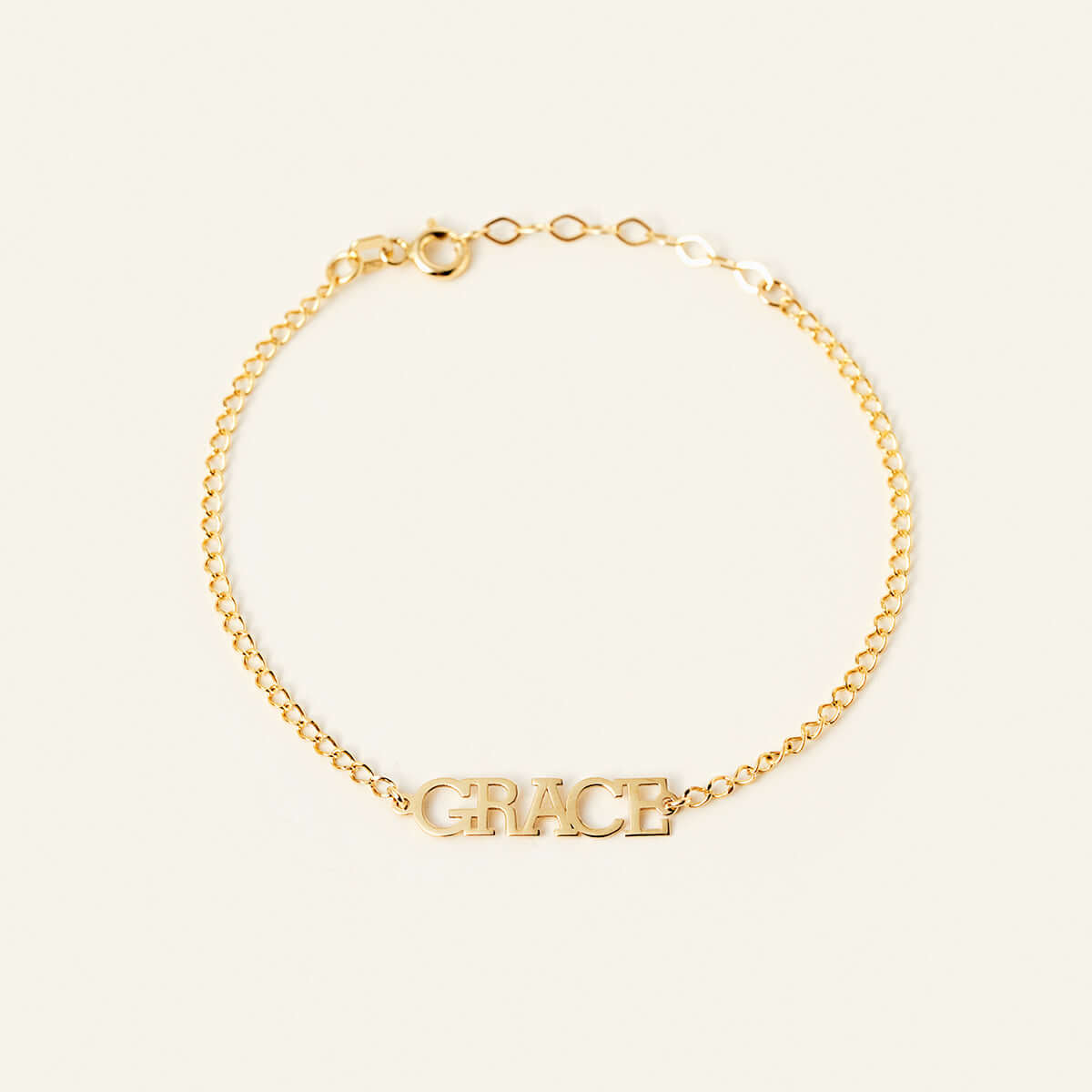 Gourmet Chain Name Bracelet