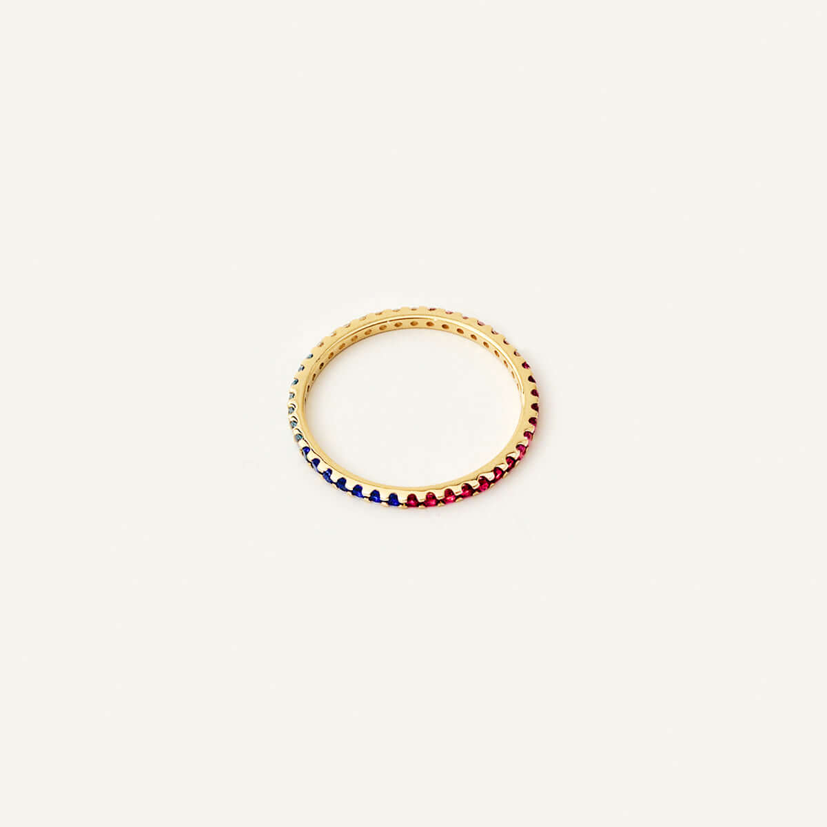 Rainbow Eternity Ring