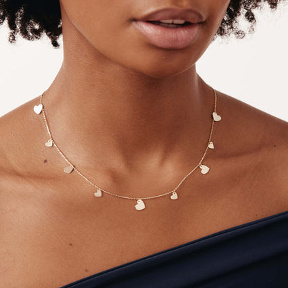 Collier de Cœur en or 14 carats