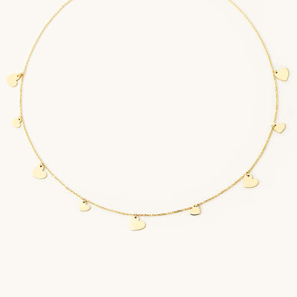 Collier de Cœur en or 14 carats