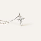 Diamond Cross Pendant Necklace