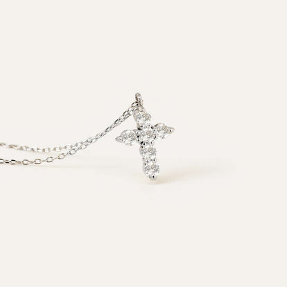 Collier pendentif en diamant en or 14 carats