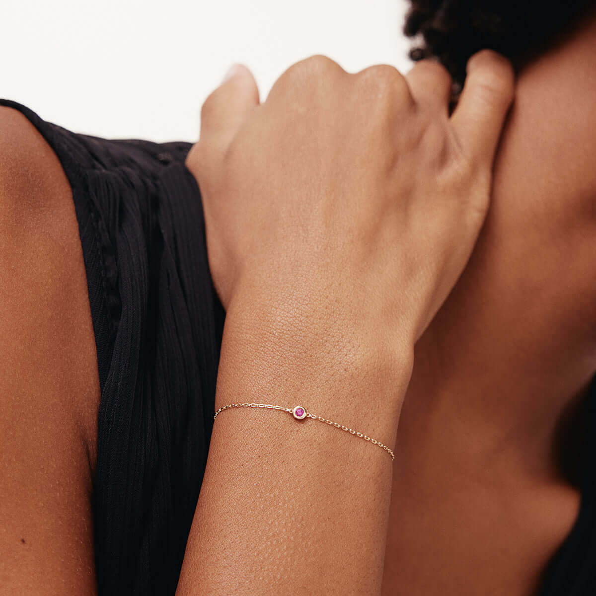 Solitaire Birthstone Bracelet