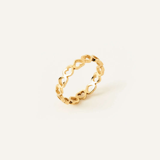 Open Heart Band Ring