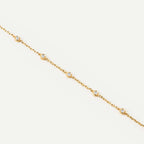 Bezel Diamond Station Bracelet