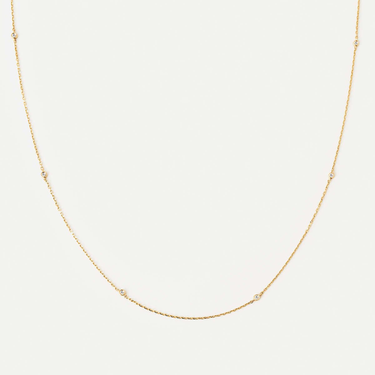 Diamond Station Necklace