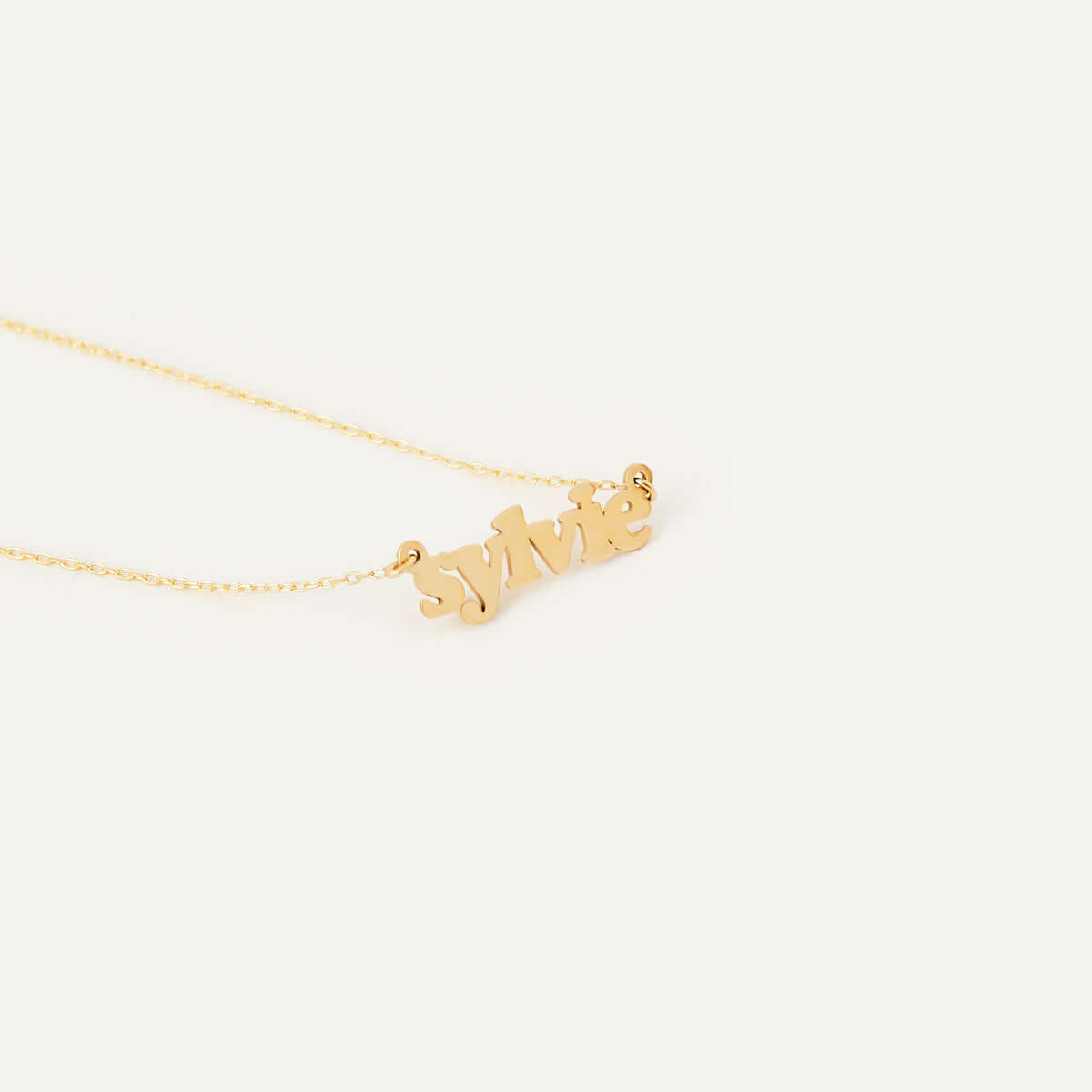 Dainty Custom Name Necklace in 14K Solid Gold