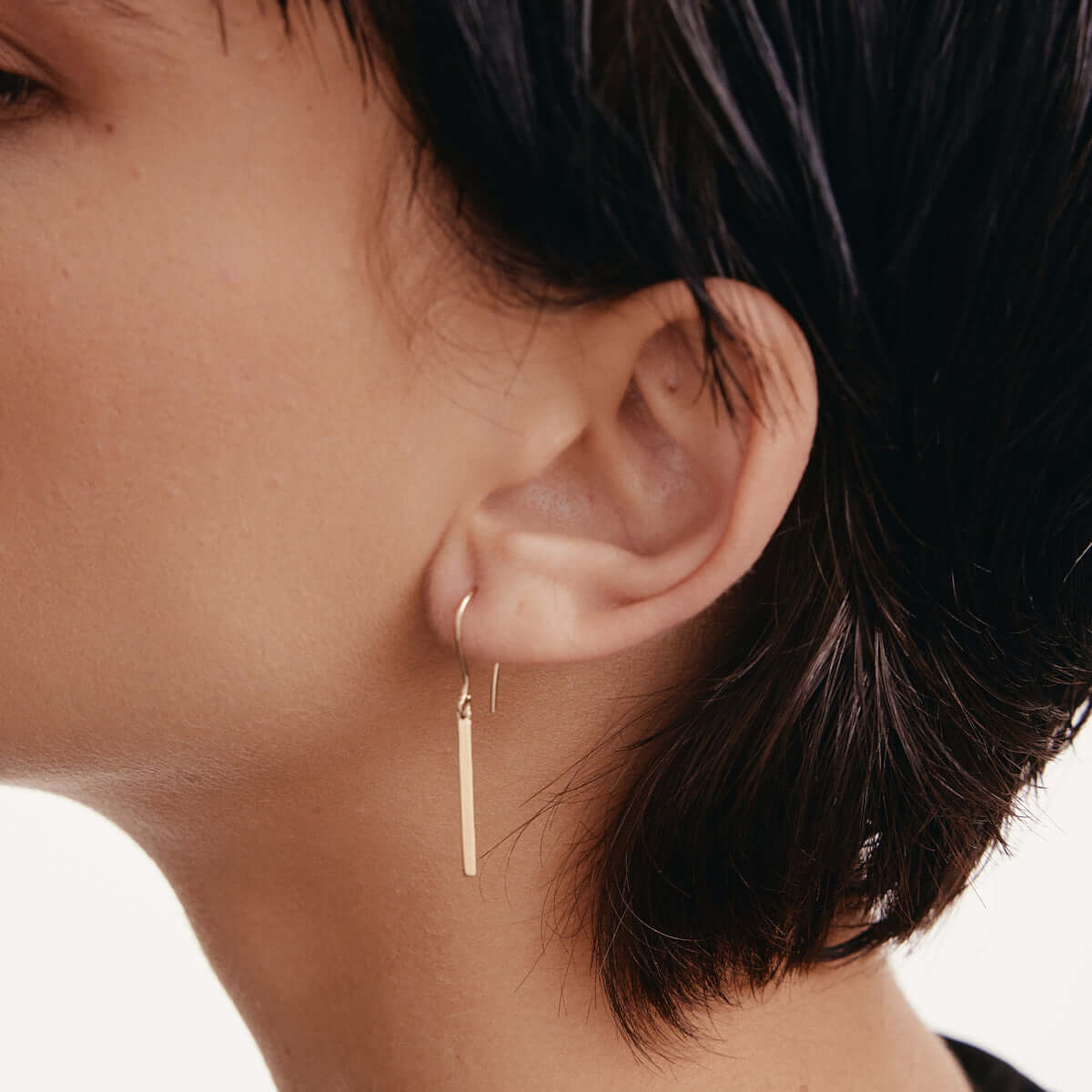 Geometric Bar Dangle Earring