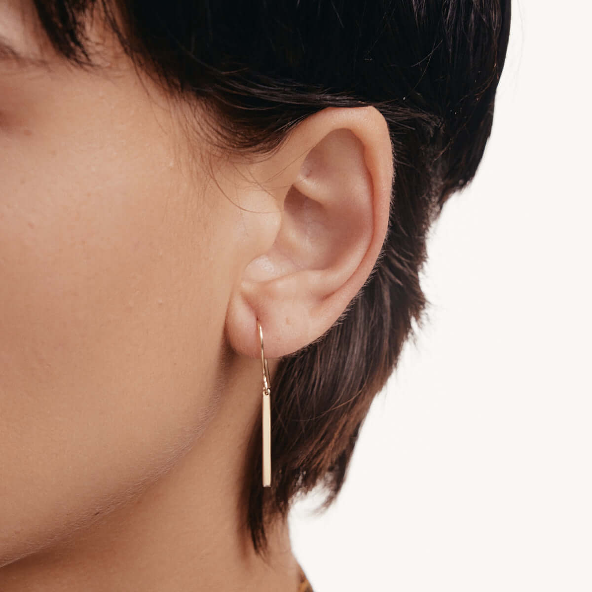 Geometric Bar Dangle Earring