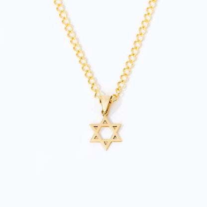 Gourmet Chain Star of David Necklace