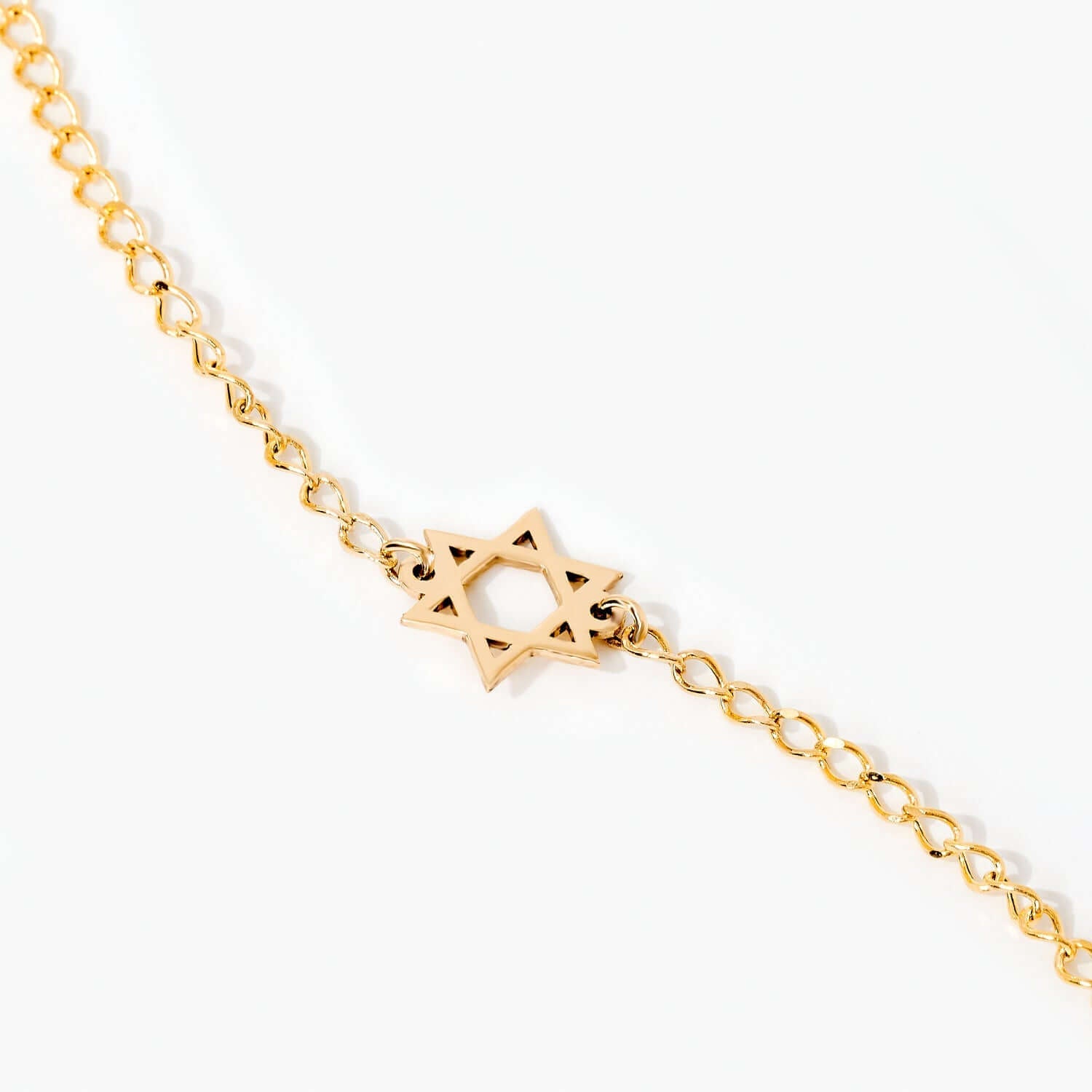 Star of David Chain Bracelet