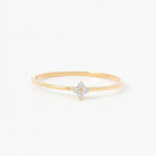 Diamond Flower Ring