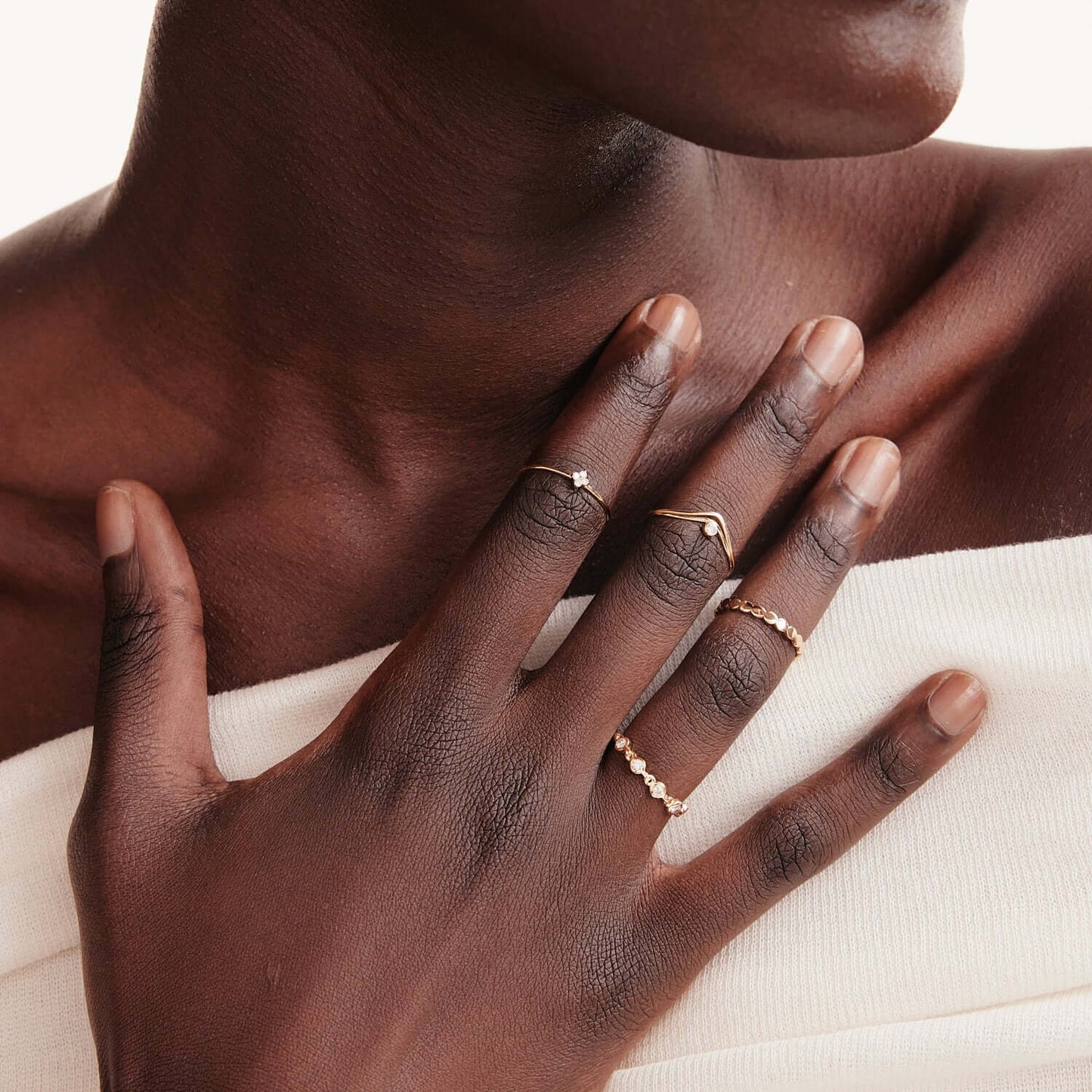 Diamond Flower Ring