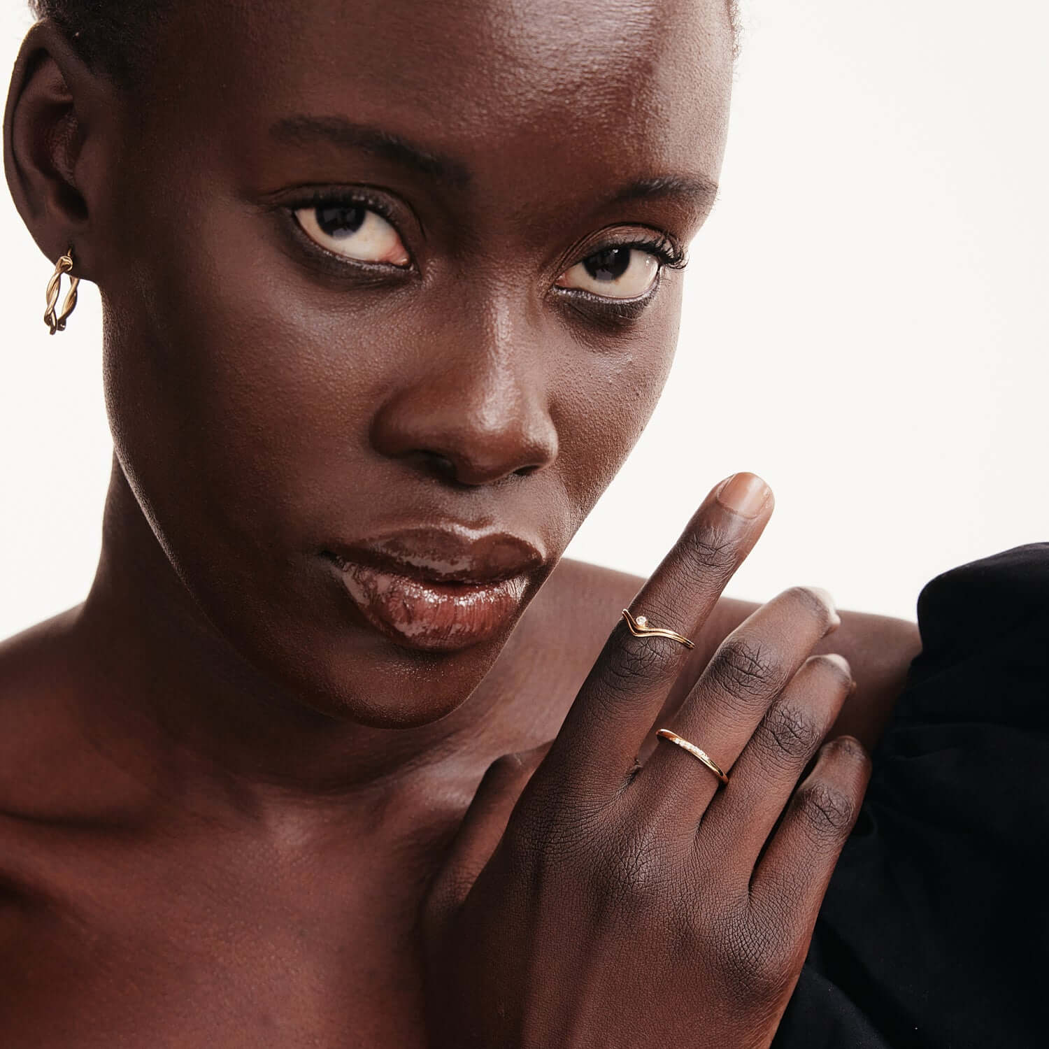 Diamond Solitaire V Ring