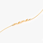Mama Script Bracelet