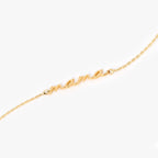 Mama Script Bracelet