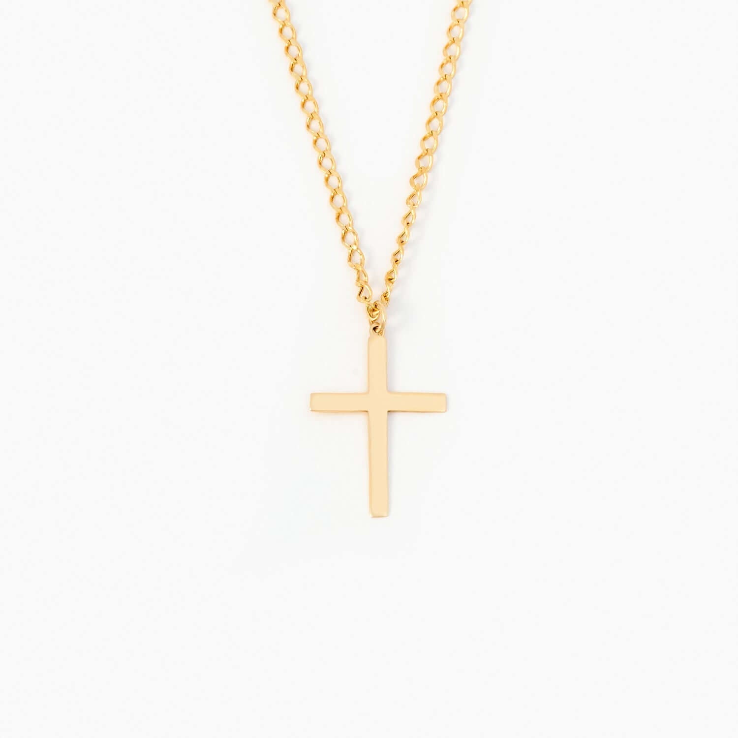 Cross Gourmet Chain Necklace
