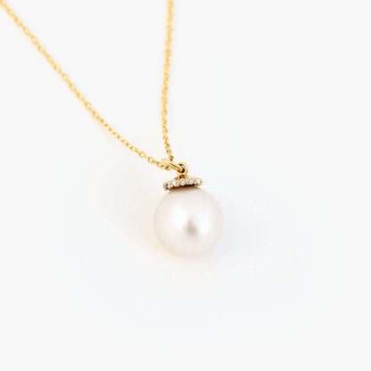 Diamond and Pearl Necklace