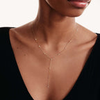 Diamond Bezel-Set Y-Necklace