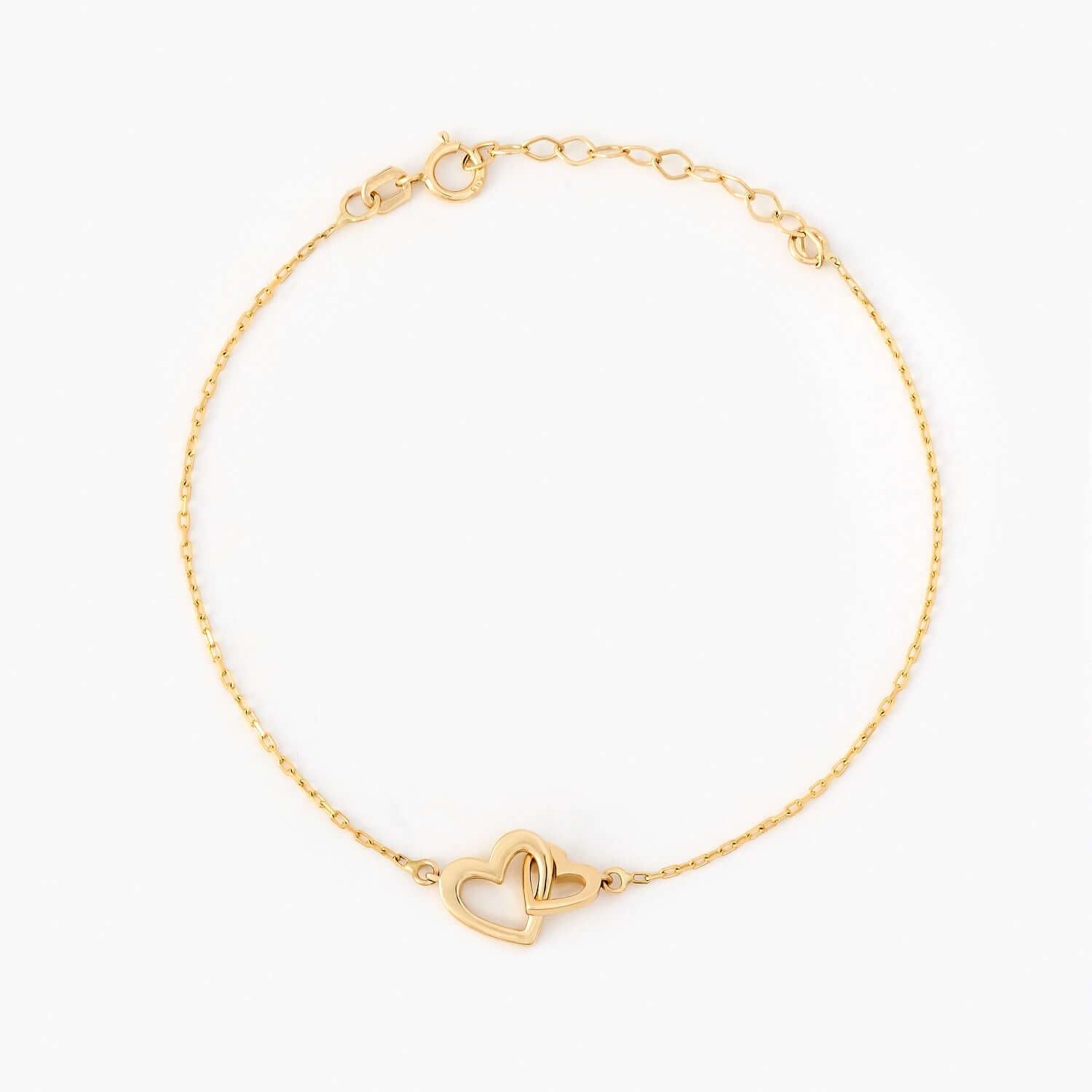 Interlocking Heart Bracelet