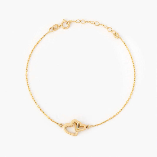 Interlocking Heart Bracelet