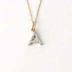 Diamond Initial Pendant