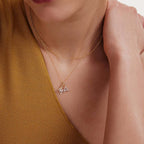 Diamond Initial Pendant