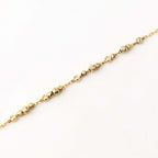 Diamond Bead Station Bracelet