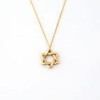 Infinity Star of David Necklace