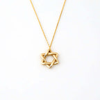 Infinity Star of David Necklace