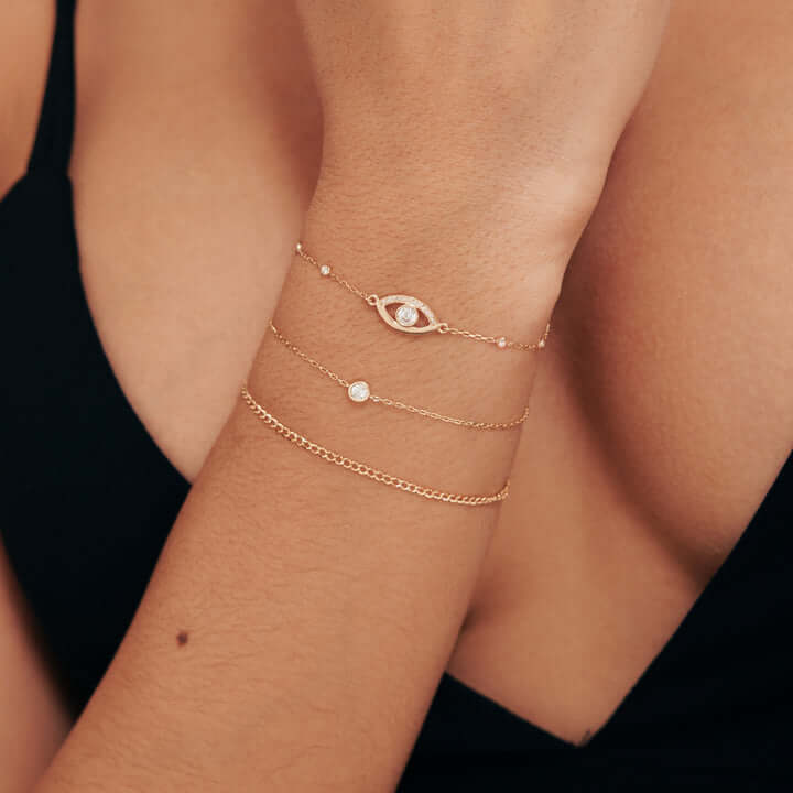 Evil Eye Station Bracelet