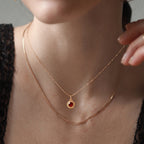 Beaded Birthstone Pendant