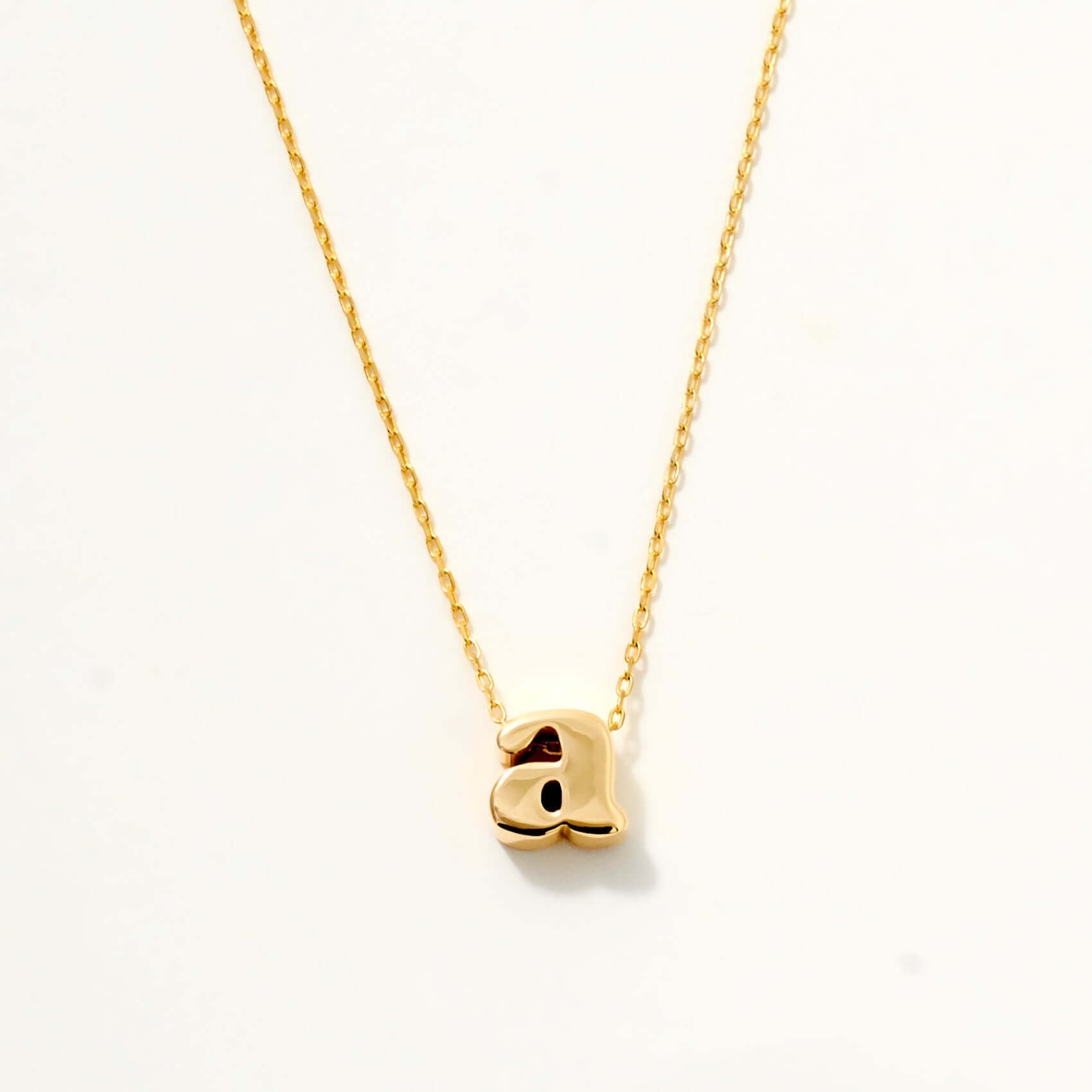 Mini Lowercase Initial Necklace