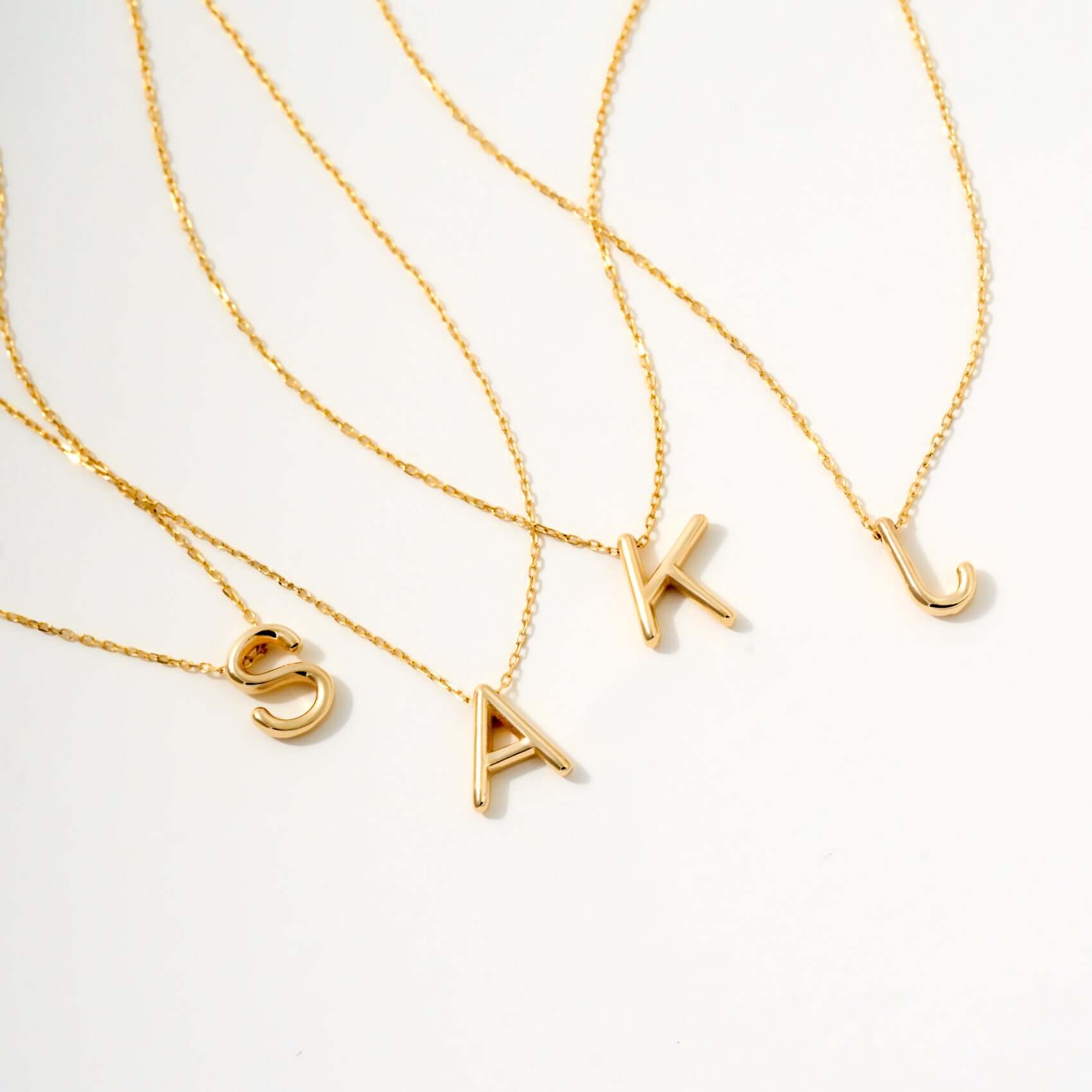 Balloon Initial Necklace