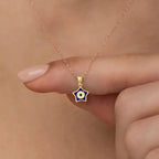 Evil Eye Star Charm Pendant