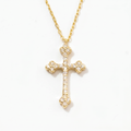 Diamond Petite Cross Necklace